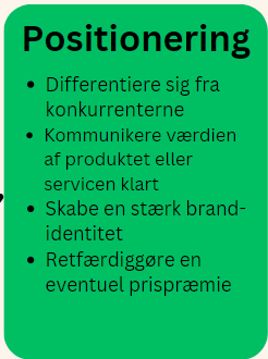 Positionering i SMP modellen