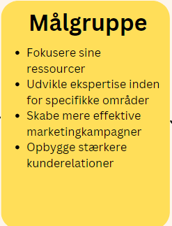 Målgruppevalg i SMP modellen